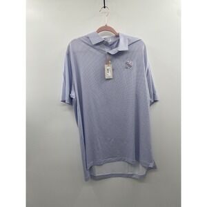 NWT Peter Millar Blcc Phoenix Performance Jersey Polo Mens XL White Short Sleeve